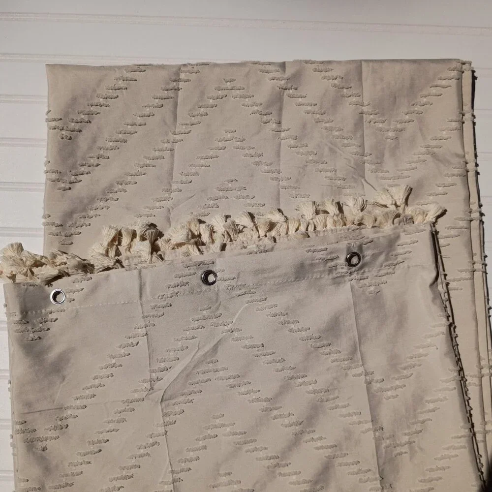 Elegant Cream Shower Curtain